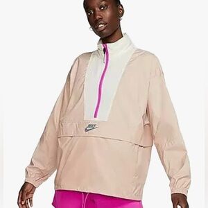 Nike Sportswear Icon Clash Women's - size  M - windbreaker - packable pink/beige
